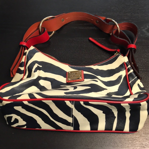 🎉 HP 🎉 Dooney & Bourke Large Zebra Hobo Bag - Picture 5 of 10